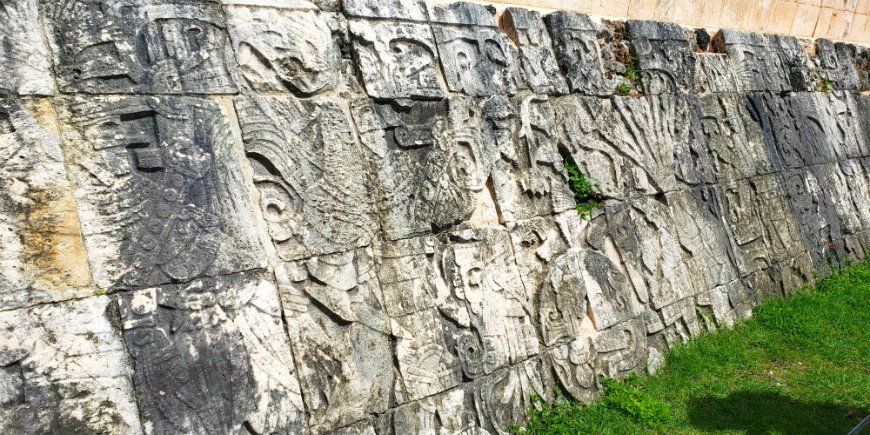 Chichen Itza vägg